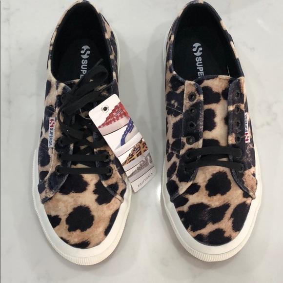 Superga Leopard Sneakers BNIB - Picture 2 of 8